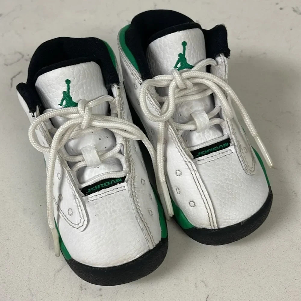 Nike Air Jordan 13 Retro baby  414581-113 Sneaker Lucky Green Jordan’s Size 5C